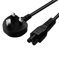 Alimentation UK EU AU 1.5m fusionné AC 100 ~ 220V prise d'ordinateur C14 C13 PC cuivre 2Pin 3Pin Paptop cordon d'alimentation câble rallonge câble