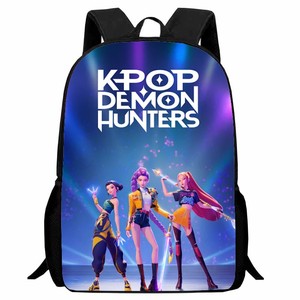 Tas Ransel Trendy K-hunting Girl Group, Ringan, Bernapas, untuk Anak Laki-laki dan Perempuan, Kembali ke Sekolah, Cetak Anime Lucu, Tas Sekolah Siswa - Product Image 5