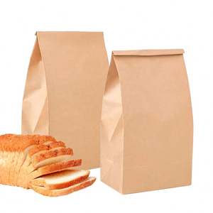 Sacs d'emballage en papier kraft brun ZJPACK, personnalisables, vente en gros, refermables pour pizza, lait, sushi, gelée, style classique - Product Image 1
