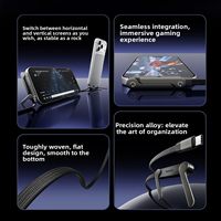 Câble de charge multi-ports USB-A vers Type C avec support réglable multi-angle, câble de charge rapide 65W, support invisible 2-en-1
