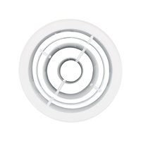 Diffuseur d'air circulaire en aluminium pour conduits de ventilation et de climatisation CVC, diffuseur d'air multi-rond en aluminium