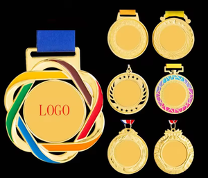Wholesale Custom <strong>Medals</strong> <strong>Cheap</strong> Blank Zinc Alloy 3d Marathon Run <strong>Medal</strong> Sports Metal Basketball Soccer Football <strong>Medal</strong> with Ribbon - Product Image 4
