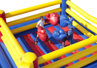 Anneau de boxe gonflable pour enfants et adultes, salle de combat gonflable, vente en gros, bon marché, en location