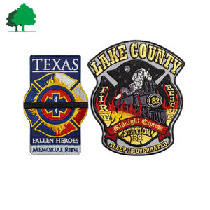 衣料品に高品質の消防署のカスタム刺繍パッチ - Product Image 2