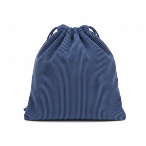 Zaino con coulisse in velluto a coste blu 130X150 - Versatile ed elegante! - Product Image 2