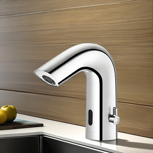 ก๊อกน้ำหลุมเดียวชุบโครเมียม HY-181D, ก๊อกน้ำโลหะผสมสังกะสีเย็นแบบไม่สัมผัสสำหรับห้องน้ำห้องครัว - Product Image 6