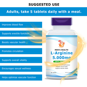 Tabletas de L-Arginina de Marca Privada con Vitamina B6, B12 y Folato, Suplemento Dietético para Promover la Energía y el Rendimiento - Product Image 5