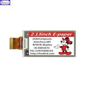 بيع الشركة المصنعة بشاشة عرض حبر إلكتروني ورقي منخفض بشاشة عرض IC SSD1680 SPI للملصقات الإلكترونية - Product Image 2