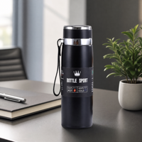 Coffrets Cadeaux Portables Isothermes Modernes en Acier Inoxydable 316 Grande Capacité, Écologiques, Imprimés en 3D, avec Séparation Thé/Eau, Marque Silverbox