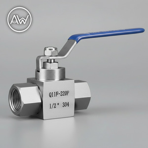 Vanne à bille en acier inoxydable Q11F 304, type à commande manuelle G1/2, pour utilisation dans l'industrie de l'eau, du pétrole et du gaz - Product Image 2