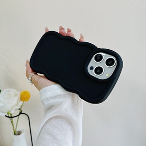 เคสสำหรับ <span class=keywords><strong>Apple</strong></span> <span class=keywords><strong>iPhone</strong></span> 16 Pro Max PLUS ใหม่มาการองเคสโทรศัพท์ลายคลื่นขนาดใหญ่สีลูกกวาดฝาครอบโทรศัพท์แบบนิ่ม - Product Image 4