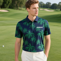 Sublimación personalizada Impresión digital Adulto Polo Fabricantes chinos Trabajo Polo largo Empaquetado Camisetas de golf para la venta