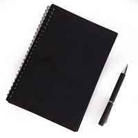 Ensemble de cahiers intelligents A5 personnalisés, étanches et réutilisables, numérisables pour une utilisation numérique avec stylo effaçable et lingette en microfibre