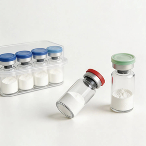 Poudre lyophilisée de tripeptide de cuivre bleu GHK-Cu pour soins du visage, matière première cosmétique - Product Image 3