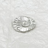 Kancing Spiral 3D dari Paduan Seng Warna Emas/Perak/Kuningan Antik, Aksesoris Pakaian untuk Mantel, Jas, dan Jaket