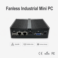 Computadora Industrial Integrada Sin Ventilador YCT J4125 con Gráficos Intel UHD, 2 Puertos COM RS232, GPIO, Terminal, WiFi, para Fábrica Inteligente y Gestión de Datos