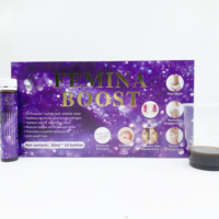 Nouveau produit OEM : Boissons Femina Boost pour affiner la taille, stimuler l'œstrogène et la libido, favoriser l'élargissement des seins et améliorer la peau.