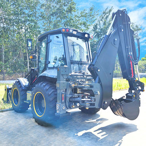 Máy móc di chuyển đất hiệu suất cao, máy xúc mini chạy dầu mới, máy xúc đào kéo được, máy xúc đào đa năng 4x4 - Product Image 2