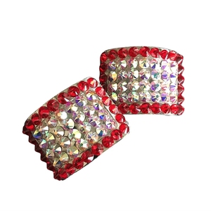 Hebilla Rectangular de Cristal AB de Lujo para Zapatos de Baile Irlandés, Adorno para Zapatos de Bailarina de Salón - Product Image 2