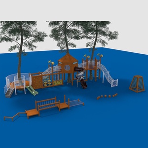 Aire de jeux en bois pour enfants, château de <span class=keywords><strong>jardin</strong></span>, <span class=keywords><strong>maison</strong></span> dans les arbres pour bébés - Product Image 6