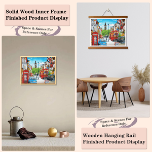 Pintura de Diamantes Paisaje Urbano de Londres, Kit de Arte DIY con Diamantes Cuadrados y Cristales de Estrás, Decoración Rectangular - Product Image 5