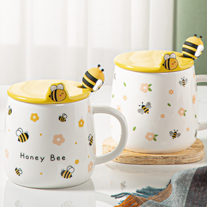Taza de Café de Cerámica con Diseño de Abeja, Diseño Personalizado, Venta al por Mayor de Fábrica - Product Image 2
