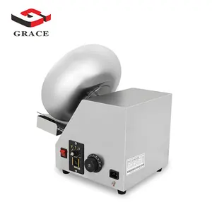 Grace thương mại đường lớp phủ Pan kẹo đánh bóng máy sô cô la Coater