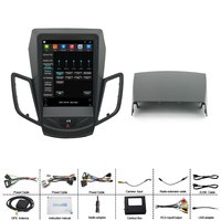 Écran vertical de style Tesla de 9,7 pouces, autoradio Android 2 Din pour Ford FIESTA 2009-2016 avec navigation GPS, Carplay, Auto FM AM BT