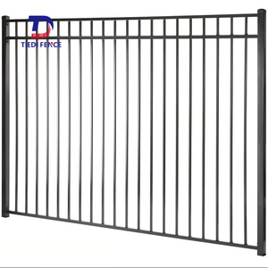 Ucuz Standart 4' Metal Çit Panelleri Havuz Güvenliği Fikirleri İçin, Satılık Ferforje Çit Panelleri - Product Image 3