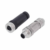 IP67 étanche personnalisé M12 connecteur circulaire certifié IEC 30V/63V utilisation industrielle