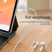 Adaptateur audio USB C 8 broches Type-C mâle/femelle, convertisseur d'écouteurs 3,5 mm filaire HIFI de haute qualité en alliage d'aluminium pour ordinateur portable et téléphone portable