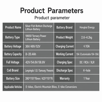 Paket Baterai Li-ion Sepeda Listrik Skuter 48V 6Ah 10Ah 20Ah 30Ah 35Ah, Strip Panjang Vertikal, Dapat Dilepas, Pasokan OEM ODM