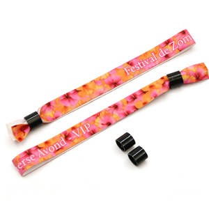 JXSSW1001 Custom Logo Cloth Wristbands Sustainable Stylish Fabric Accessories for Eco Events