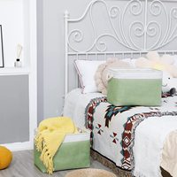 KUYUEPaniers de rangement en tissu Paniers cadeaux vides avec poignées en corde Paniers décoratifs pour l'organisation