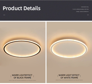 New <b>Modern</b> Indoor <b>Lighting</b> 38W 50W 60W Ultra Thin <b>Modern</b> Minimalist Pendant Lamp Round <b>Led</b> <b>Ceiling</b> Lamp for Living Room Bedroom - Product Image 2
