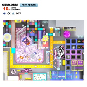 Parco giochi per bambini centro commerciale al coperto i bambini giocano parco divertimenti grande attrezzatura per il divertimento della famiglia dove i sogni diventano realtà - Product Image 6