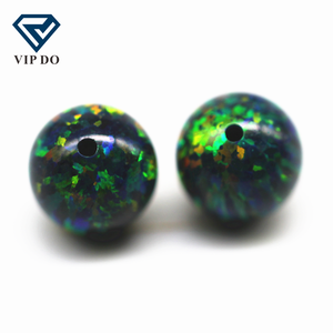 2mm-12mm 92 perline opale sintetiche multicolori palline rotonde OP #35 perle opale di fuoco perline rotonde di pietre preziose sciolte opale con gemme a foro - Product Image 4