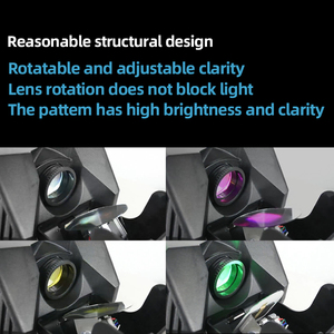 Giao Hàng Nhanh Wizard Ánh Sáng 130W Quét Con Lăn Cho Vũ Trường Đám Cưới DJ Đảng Hiệu ứng Chùm Gobo Xoay Giai Đoạn Thiết Bị Chiếu Sáng - Product Image 4