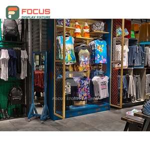 Upgrade Design Store Project Stainless Steel Showcase Cabinet Store Solution Franchise Clothing Store - Product Image 4