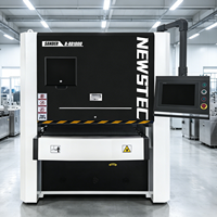 Machine à débavurer les plaques d'acier NEWSTEC 1000 mm, machine à poncer l'aluminium pour le raffermissement des bords et le polissage