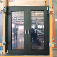 Jendela Rumah Pasif Aluminium Kaca Tiga Standar Jerman