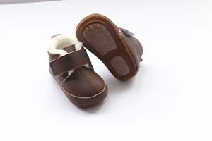 Chaussures pour bébé en cuir à semelle souple, chaussures pour tout-petits, chaussons pour bébé, vente en gros à prix réduit - Product Image 5