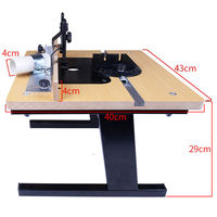 Banc de travail portable pour fraisage du bois, table de travail professionnelle pour le travail du bois, outils de travail du bois coulissants, table de défonceuse électrique