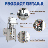 Machine d'emballage automatique pneumatique multifonctionnelle à double matériau pour le remplissage de sachets et de pochettes, idéale pour les sauces et le beurre de cacahuète