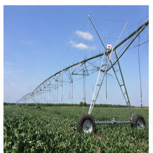 Sistema di irrigazione a pivot centrale con irrigatore elettrico sincronizzato, macchina per irrigazione circolare mobile, controllo remoto IoT - Product Image 6