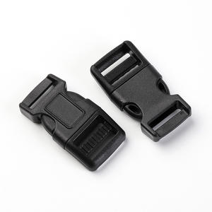 Sangle à boucle réglable 15 mm en alliage de zinc noir avec boucle à cliquet pour sac à dos, sac banane, randonnée, sangles de transport - Product Image 1