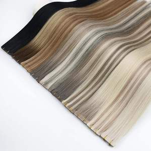 Ombre Balayage Invis Ruban Adhésif Extensiones Cabello Humano Naturel Vierge Remy Raw Russe Invisible Ruban dans les Extensions - Product Image 3