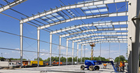 Taller de Estructuras Metálicas en China, Edificio Industrial Prefabricado, Fábrica con Estructura Metálica