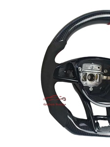 Pour mercedes-benz classe E CLA CLS E300 volant en cuir de Fiber de carbone convient à W205 W204 W222 C63 GLA GLC A45 E63 <span class=keywords><strong>S63</strong></span> <span class=keywords><strong>GLE</strong></span> - Product Image 4