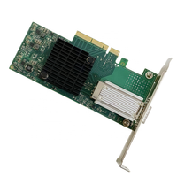 Kartu antarmuka jaringan QSFP28 40/56GbE Port tunggal PCIe 3.0 X8 antarmuka Ethernet ConnectX-4 MCX413A-BCAT EN untuk stok Server
